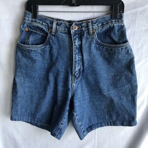 Vintage Bill Blass Mom Jean Shorts, High-Rise, 90s Y2K, Hand hemmed, Size 12